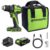 Greenworks 24V BL Drill Driver 45Nm KIT (Bag S 2Ah USB 30W Chargers (EUUK) 100W Cable)