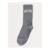 Grey Big Kid Slogan Matching Ankle Socks