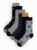Grey & Black Mens Floral Print Ankle Socks 9-12 – Free C&C