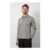Grey Long Sleeve Smart Polo Shirt