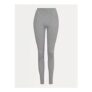 Grey Medium Warmth Ribbed Leggings