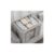 Grey Metal Frame Fabric Storage Box with Window