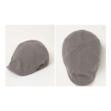 Grey Textured Duckbill Hat