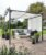 Grey metal Gazebo / Pergola