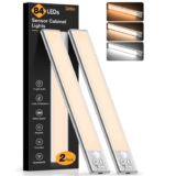 Gritin Under Cabinet Kitchen Lights Rechargeable 2 Pack-3 Color Temps