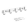 Grizef 5 Hooks 14in Stainless Steel Coat Rack Wall Mount