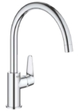 Grohe Bau Curve Kitchen Mono Mixer Tap Chrome