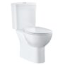 Grohe Bau Rimless Close Coupled Toilet with Soft Close Seat (Bottom Inlet) – With Code