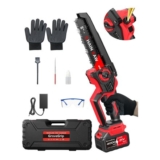 GroveGrip 8-Inch Brushless Mini Chainsaw for Yard Work