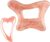 Gua Sha Tool, 2-Piece Amber Resin Gua Sha Set Double Heart & Serrated Body Massager for Face, Neck, Back, Shoulder, Leg, Arm, Fascia, Full Body Shaping, Puffiness Reduction