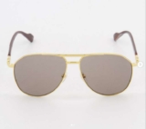 Gucci Gold Tone GG1220S Aviator Sunglasses Free Click and Collect