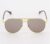 Gucci Gold Tone GG1220S Aviator Sunglasses Free Click and Collect