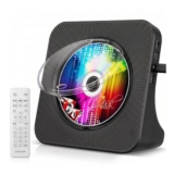 Gueray Portable Bluetooth CD Player with USB, FM Radio, LCD