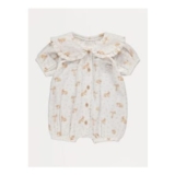 Guess How Much I Love You Collared Woven Romper