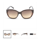 Guess Womens Sunglasses Tortoiseshell Cat Eye