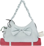 Gym Bag Womens with Shoe Compartment Yoga Mat Bag with Wet and Bottle Pockets Overnight Weekend Bag with Strap