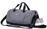 Gym Bag with Shoes Compartment and Wet Pocket,Sports Duffel Bag for Yoga/Swim,Travel Duffle Bag for Men and Women