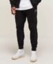Gymshark Mens Crest Joggers (Black/Grey – Sizes XS-XXXL) – With Code