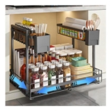 HABITELLO Pull-out Cabinet Drawers, Adjustable 32.5-50cm