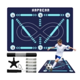 HAPBEAR Soccer Training Mat, Thick 0.2 In, Anti-Slip and Silent
