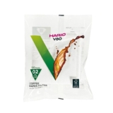 HARIO V60 Paper Filters Size 02, White, 100-Pack