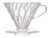 HARIO V60 Plastic V-Shaped Cone Coffee Dripper with Heat Retention, 400 milliliters,Transparent, Size 02