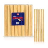 H&Co Bamboo Drinking Straws, Set of 10, 20cm
