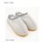 HEAVENLY FEET Grey Mule Style House Shoes
