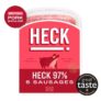 HECK 97% Pork Gluten Free Sausages 6 pack 400g