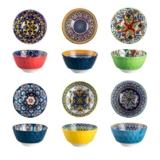 HENXFEN LEAD Dessert Bowls, Snack Bowl 360ml, Pack of 6 with voucher. Sold by HenxfenLead FBA
