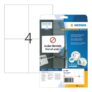 HERMA 5082 Removable Labels, A4 105×148 Mm, White, 100 Pcs