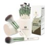 HEYMKGO 15-Piece Makeup Brush Set with Holder Synthetic Bristles