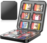 HEYSTOP Game Card Case for Nintendo Switch 2, 12 Game Card Holder Game Storage 12 Memory Card Storage Magnetic Closure Storage Box for Nintendo Switch 2 Accessory