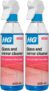 HG Glass and Mirror Cleaner, Streak-Free Glass Cleaner, Effectively Removes Grease & Dirt from Windows & Surfaces Quickly – 500ml Spray (142050106) (Pack of 2)