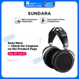 HIFIMAN SUNDARA Over-Ear Full-Size Planar Magnetic Headphones (Black) HIFIMAN Local Store UK stock