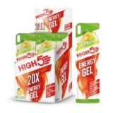 HIGH5 Running Gels Citrus, 20x40g Carbohydrate Energy- Prime Day Deal