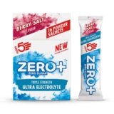 HIGH5 ZERO Ultra Electrolytes Hydration Sachets – Triple Strength Hypotonic Sugar Free Powder – (Berry Salt, 16 x 17.5g) (£8.99 S&S)