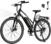 HITWAY 27.5/28 Electric Bike with Rear Hub/Mid-Drive Motor, 250W, 36V 13Ah Battery, 180 km Max Range, 7-Speed – Sold by MSCOOTER / FBA