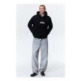 H&M Relaxed Fit Printed Hoodie