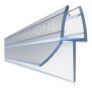 HNNHOME Clear Bath Shower Screen Door Seal Strip for 4-6mm Glass up to 18mm Gap