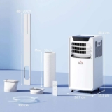 HOMCOM 10000 BTU Mobile Portable Air Conditioner Room Ac Unit w/ RC White