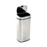 HOMCOM 68L Sensor Stainless Steel Automatic Kitchen Trash Bin Silver