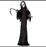 HOMCOM 72/183cm Life Size Animated Grim Reaper Halloween Decoration