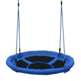 HOMCOM Kid Nest Swing Seat Saucer Tree Swing 40 Inch/100cm for Outdoor Indoor Blue Sold & Shipped by Aosom MHSTAR UK