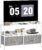 HOMCOM TV Stand Cabinet TV Unit up to 47-inch White 2 Foldable Linen Drawers, Open Shelf, Living Room, Bedroom, Entertainment Room