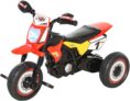 HOMCOM Trike for Kids, Toddler Pedal Motorcycle, Kids Ride On Tricycle Early Learning w/Music Lights Handlebar Stickers Exercise Boys Girls Gift for 18-36 Months Red