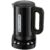 HOMCOM Variable Temperature Control Kettle 1.7L 3kW, Black Fast Boil Water Kettle, Keep Warm Function