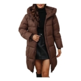 HOOUDO Womens Coat 18 Padded down Jacket Warm Lightweight