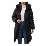HOOUDO Womens Padded down Jacket, Size 14, Lightweight