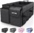 HOTOR Car Boot Oganiser – Large-Capacity Auto Trunk Organizer Collapsible Multi Compartments, Foldable Boot Storage for SUVs, Sturdy Car Accessories for Men Camping Tools, Black, 54.0 32.0 27.0 cm